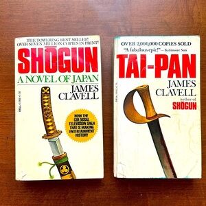 James Clavell Set of two vintage paperback books- Shogun & Tai-Pan